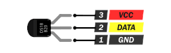 Dallas 18B20 pinout